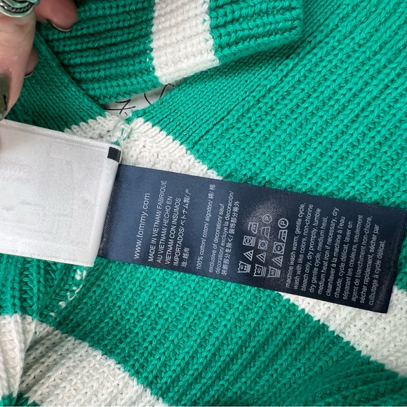 Tommy Hilfiger Striped Sweater M - Picture 9 of 13